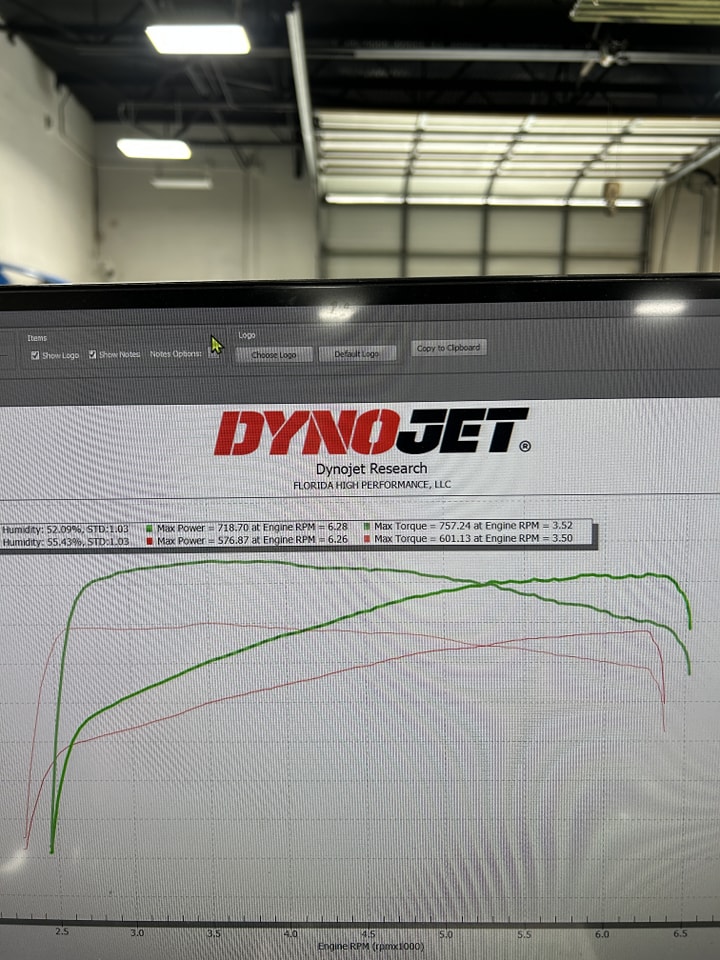 C7 Corvette DDTech Tuning remote LT supercharged tuning Dyno Graph